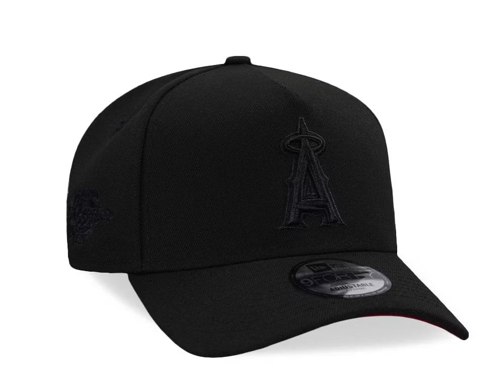 Anaheim Angels Negra 9FORTY A-Frame Snapback