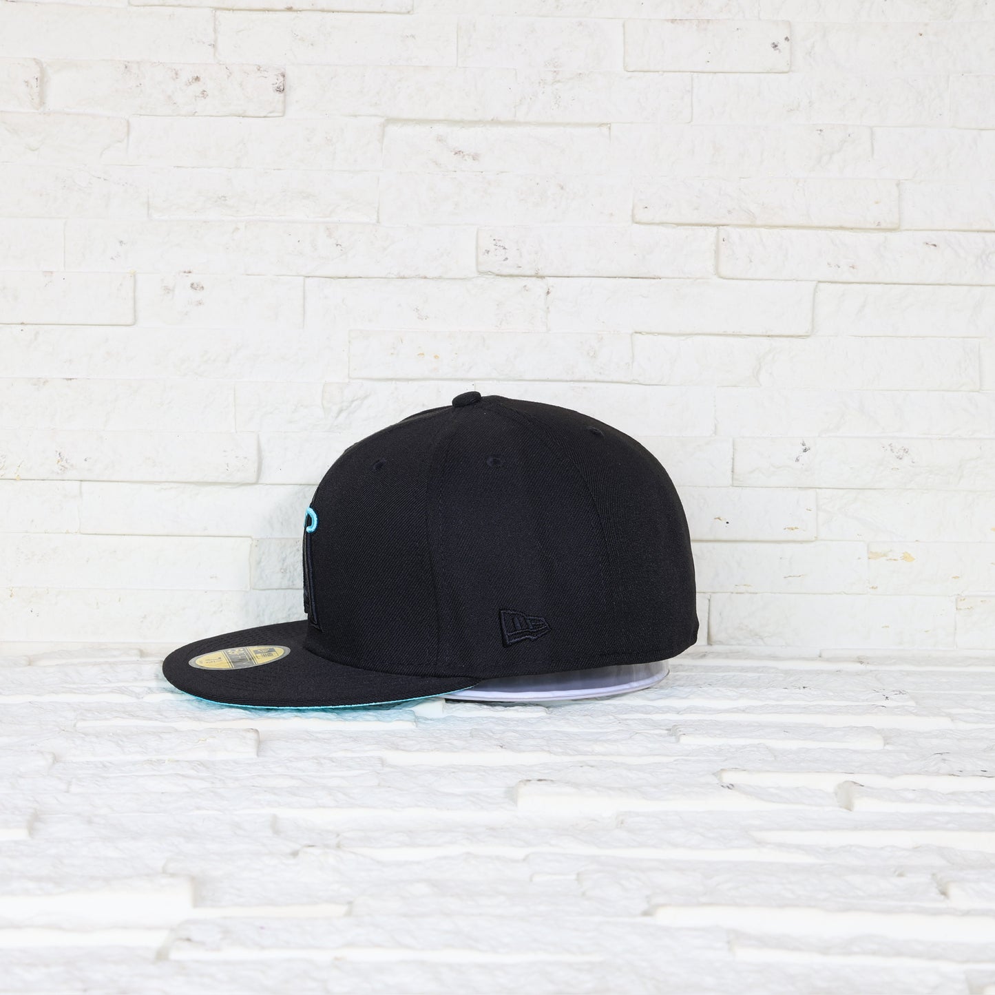 Anaheim Angels Negra y UV Celeste 59FIFTY Fitted
