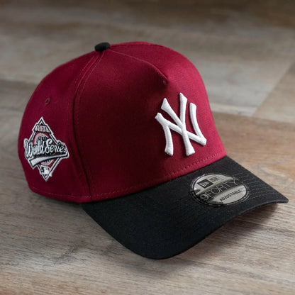 FAM Exclusive — New York Yankees Corinta y Víscera Negra 9FORTY A-Frame Snapback