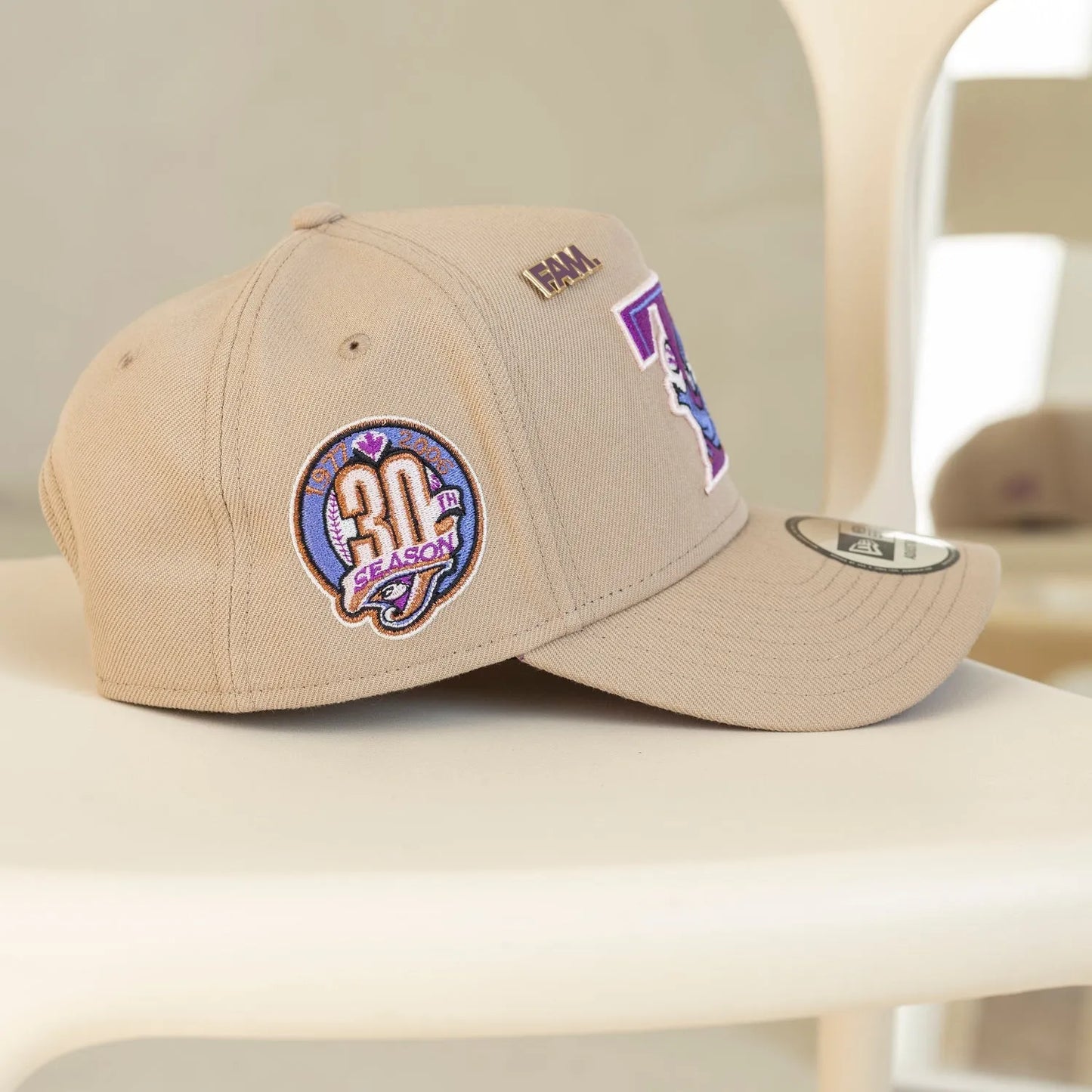 FAM Exclusive — Toronto Blue Jays Camel 9FORTY A-Frame Snapback