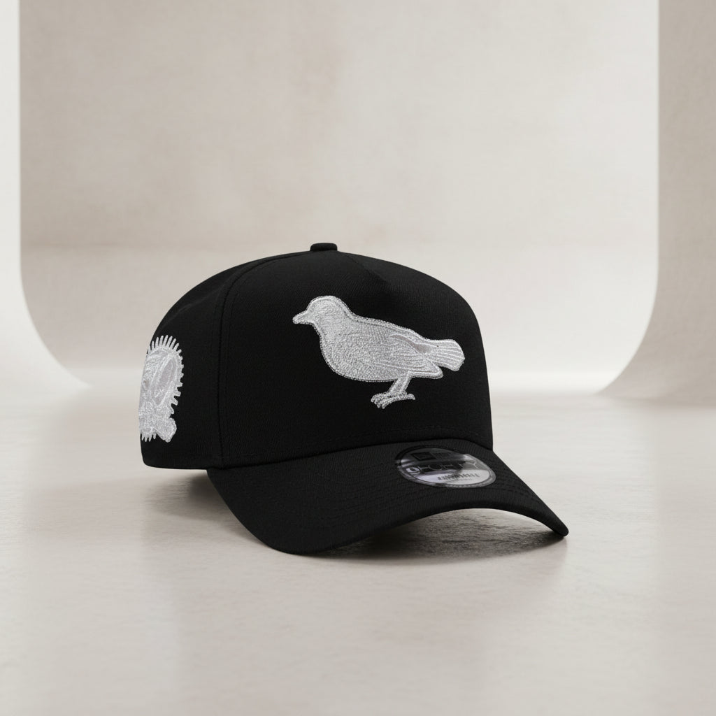 Baltimore Orioles 50th Anniversary Black Metallic Edition 9FORTY A-Frame Snapback
