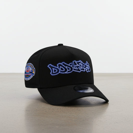 Los Angeles Dodgers 50th Anniversary Script Black 9FORTY A-Frame Snapback