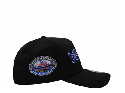 Los Angeles Dodgers 50th Anniversary Script Black 9FORTY A-Frame Snapback