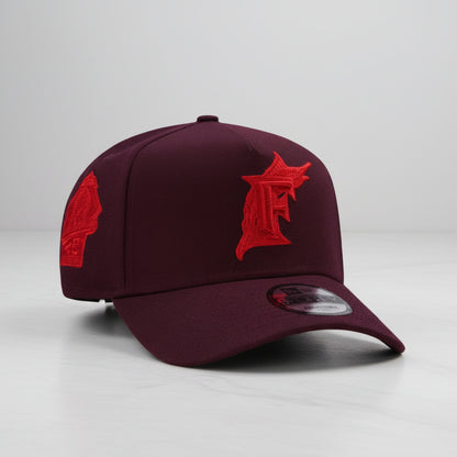 Florida Marlins 25th Anniversary Maroon Prime Edition 9FORTY A-Frame Snapback