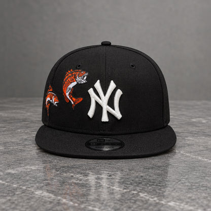 New York Yankees Outdoor Icon Black 9FIFTY Snapback