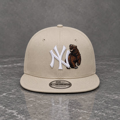 New York Yankees Outdoor Icon Light Beige 9FIFTY Snapback