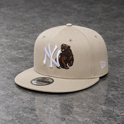 New York Yankees Outdoor Icon Light Beige 9FIFTY Snapback