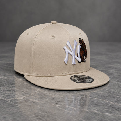 New York Yankees Outdoor Icon Light Beige 9FIFTY Snapback