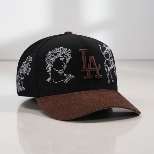 Los Angeles Dodgers Mythical Black Two Tone Edition 9FORTY A-Frame Snapback