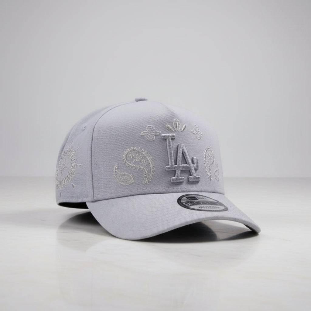 Los Angeles Dodgers Rear Arch Gray Edition 9FORTY A-Frame Snapback