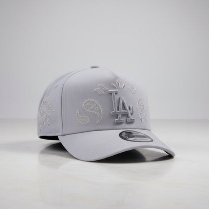 Los Angeles Dodgers Rear Arch Gray Edition 9FORTY A-Frame Snapback