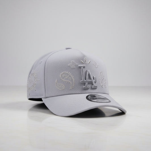 Los Angeles Dodgers Rear Arch Gray Edition 9FORTY A-Frame Snapback