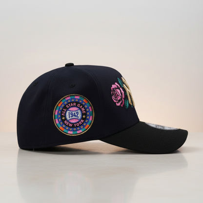 New York Yankees All Star Game 1942 Rose Navy Two Tone Edition 9FORTY A-Frame Snapback