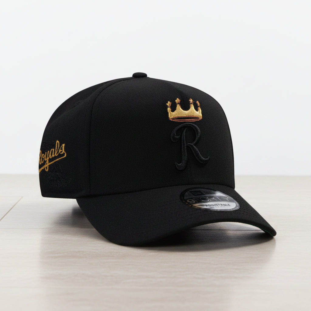 Kansas City Royals Black Prime Edition 9FORTY A-Frame Snapback