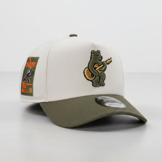 Chicago Cubs Be Alert Chrome Two Tone Edition 9FORTY A-Frame Snapback