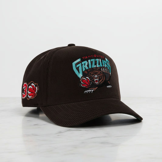 Memphis Grizzlies 30th Anniversary Corduroy Walnut Prime Edition 9FIFTY A-Frame Snapback