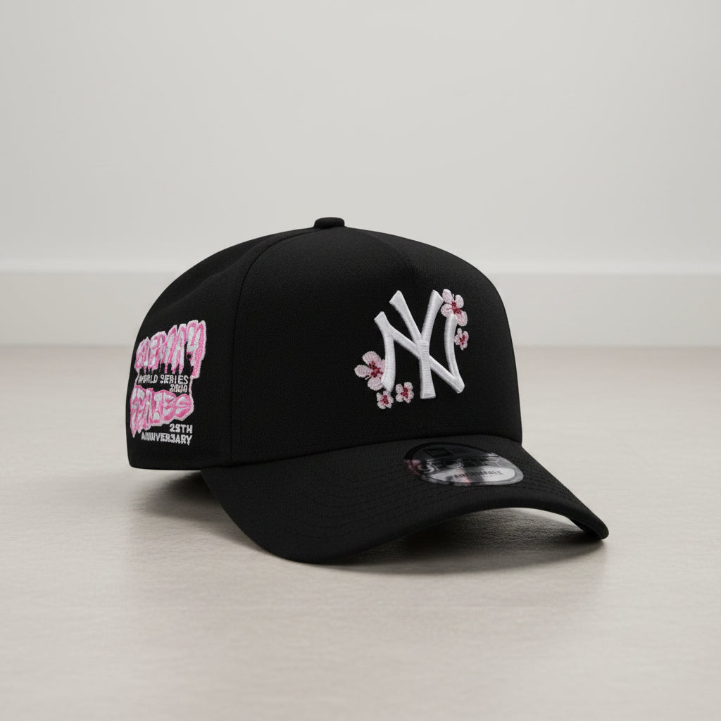 New York Yankees Sakura Black Prime Edition 9FORTY A-Frame Snapback