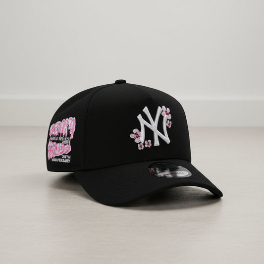 New York Yankees Sakura Black Prime Edition 9FORTY A-Frame Snapback