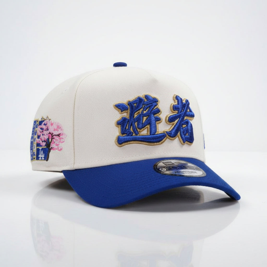 Los Angeles Dodgers Tokyo Series 2025 Kanji Chrome 9FORTY A-Frame Snapback