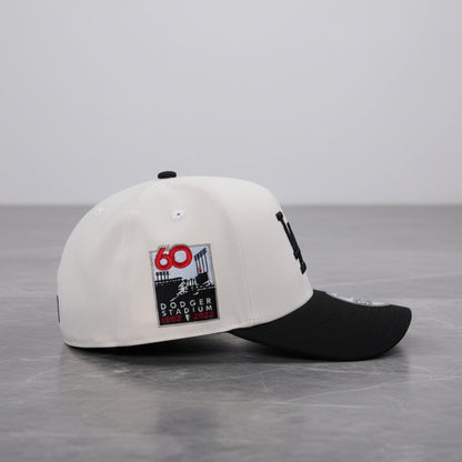 Los Angeles Dodgers Upside Down Chrome Two Tone Edition 9FORTY A-Frame Snapback