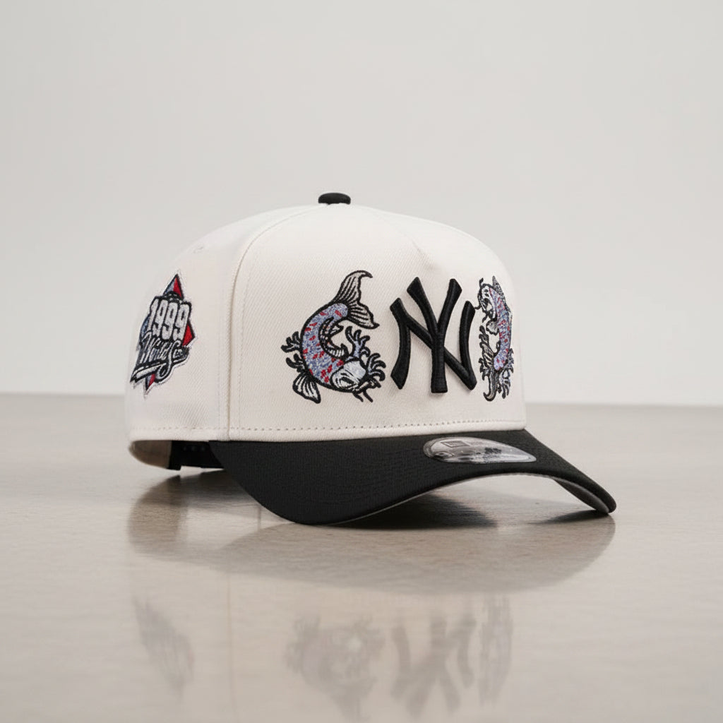 New York Yankees World Series 1999 Chrome Two Tone Edition 9FORTY A-Frame Snapback