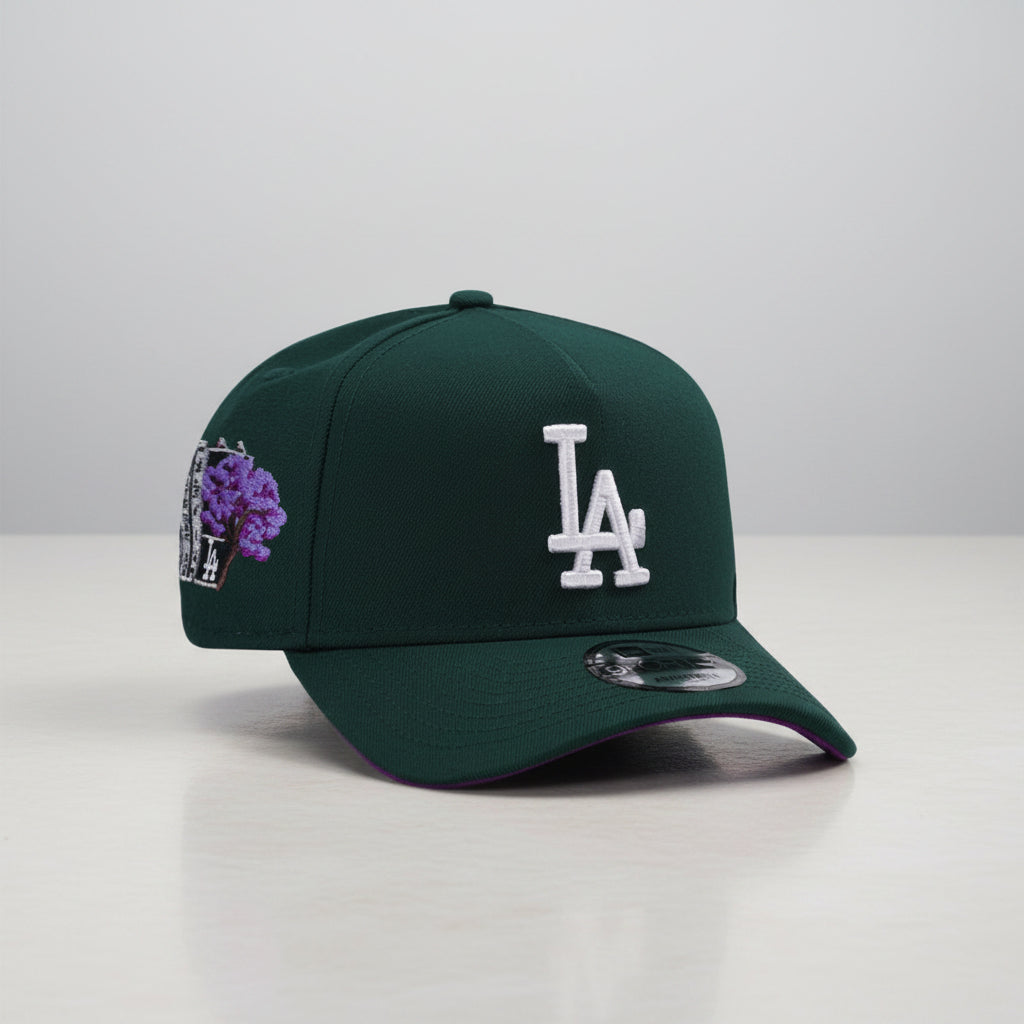 Los Angeles Dodgers Tokyo Series Dark Green 9FORTY A-Frame Snapback