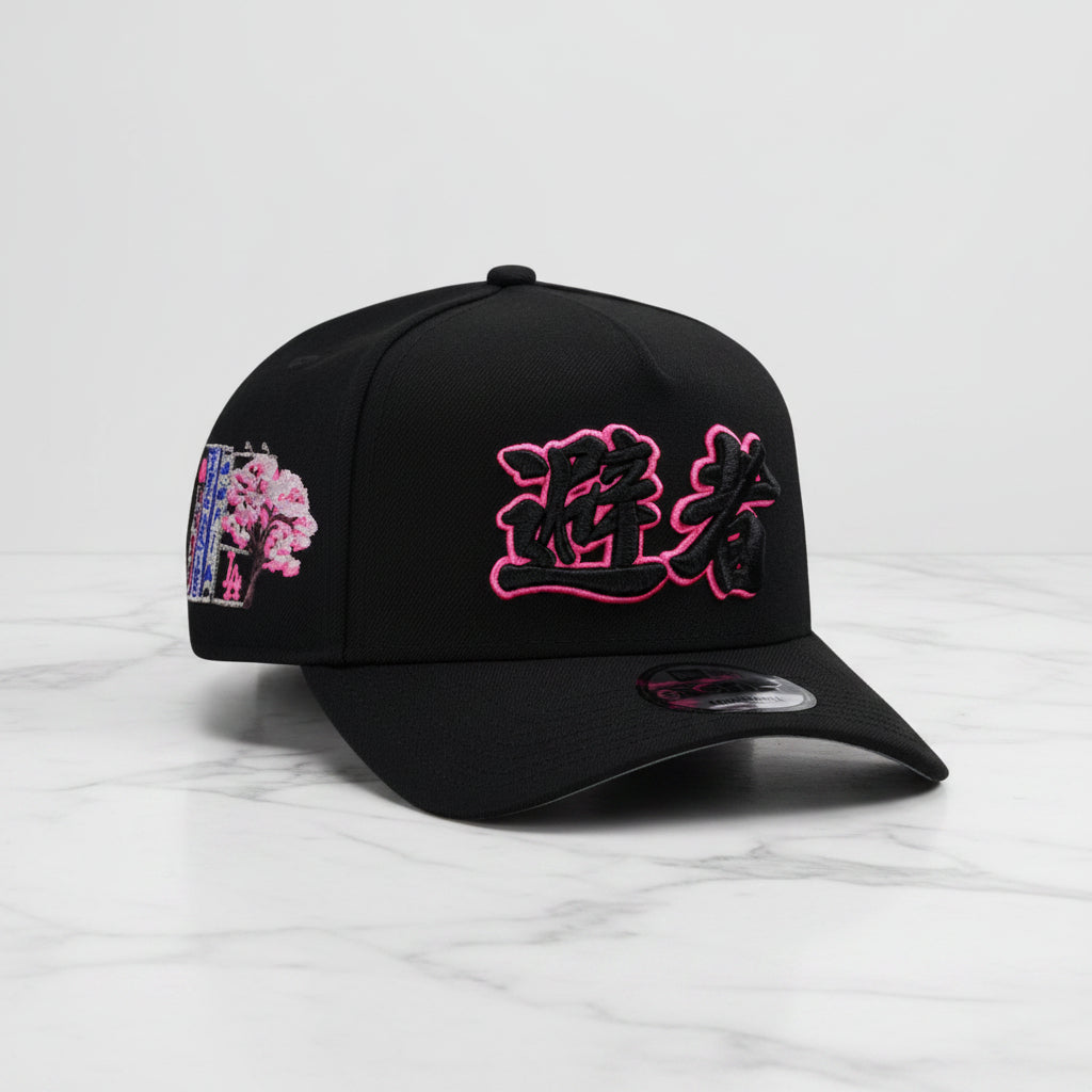 Los Angeles Dodgers Tokyo Series Black Prime Edition 9FORTY A-Frame Snapback