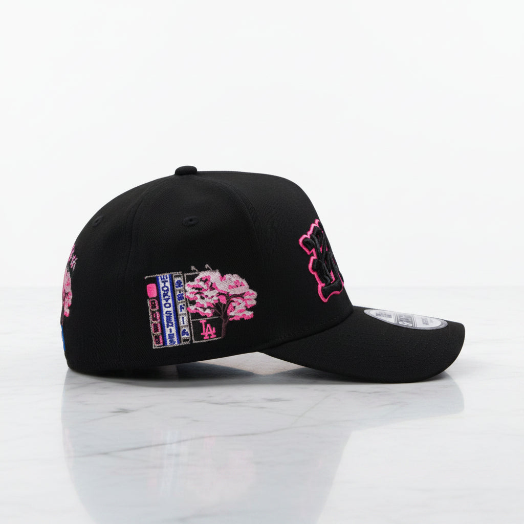 Los Angeles Dodgers Tokyo Series Black Prime Edition 9FORTY A-Frame Snapback
