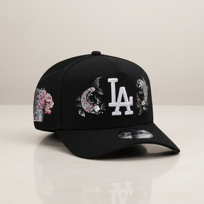 Los Angeles Dodgers Tokyo Series Koi Black Prime Edition 9FORTY A-Frame Snapback