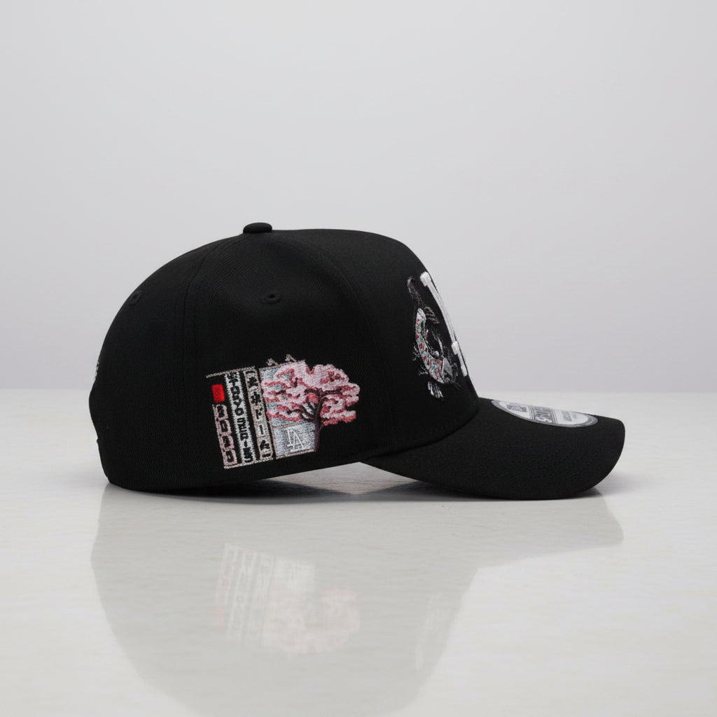 Los Angeles Dodgers Tokyo Series Koi Black Prime Edition 9FORTY A-Frame Snapback