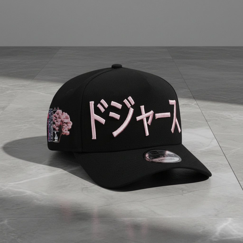 Los Angeles Dodgers Tokyo Series Black Prime Edition 9FORTY A-Frame Snapback