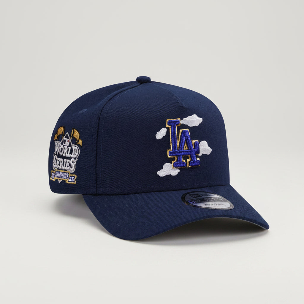 Los Angeles Dodgers Ocean Blue Prime Sky Edition 9FORTY A-Frame Snapback