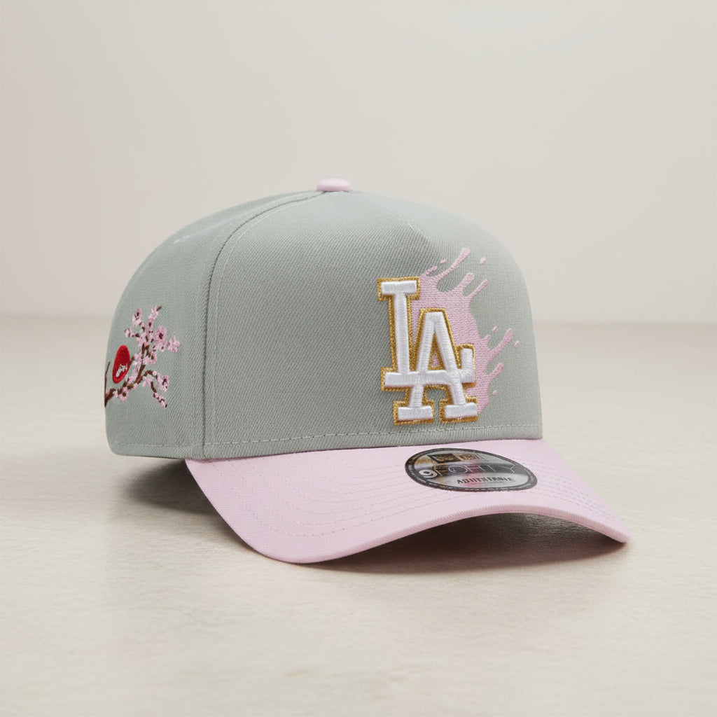 Los Angeles Dodgers Evergreen Pink Two Tone Edition 9FORTY A-Frame Snapback