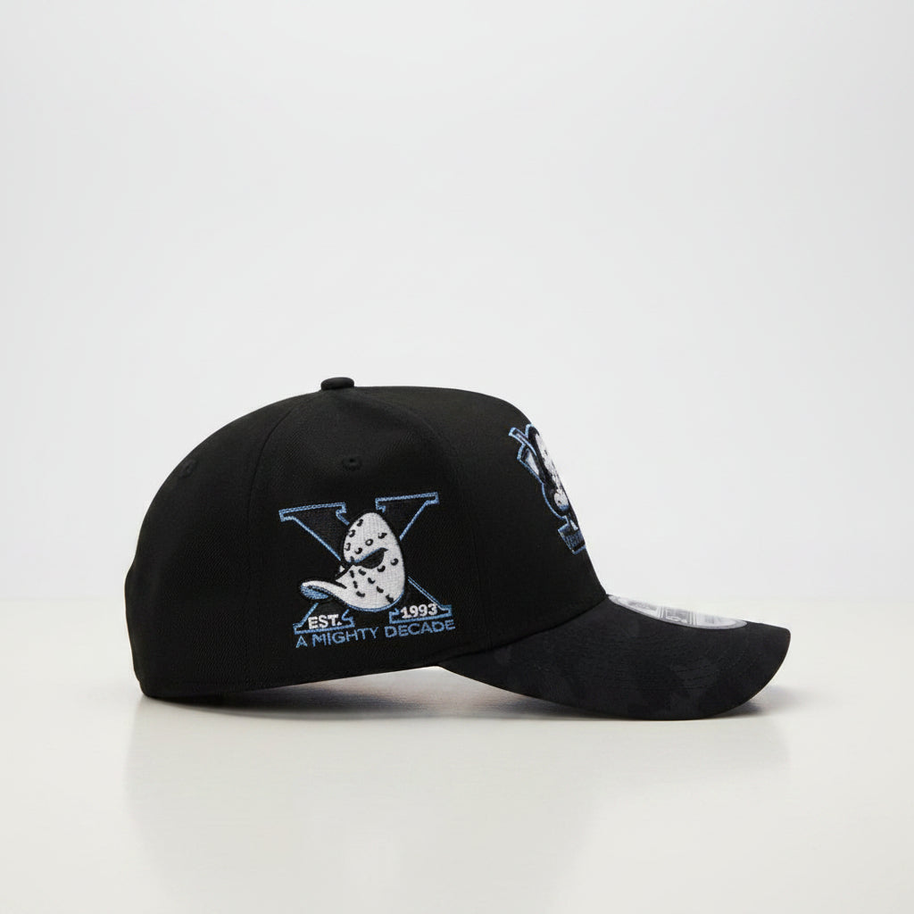 Anaheim Ducks 10th Anniversary Black Camo Two Tone Edition 9FORTY A-Frame Snapback