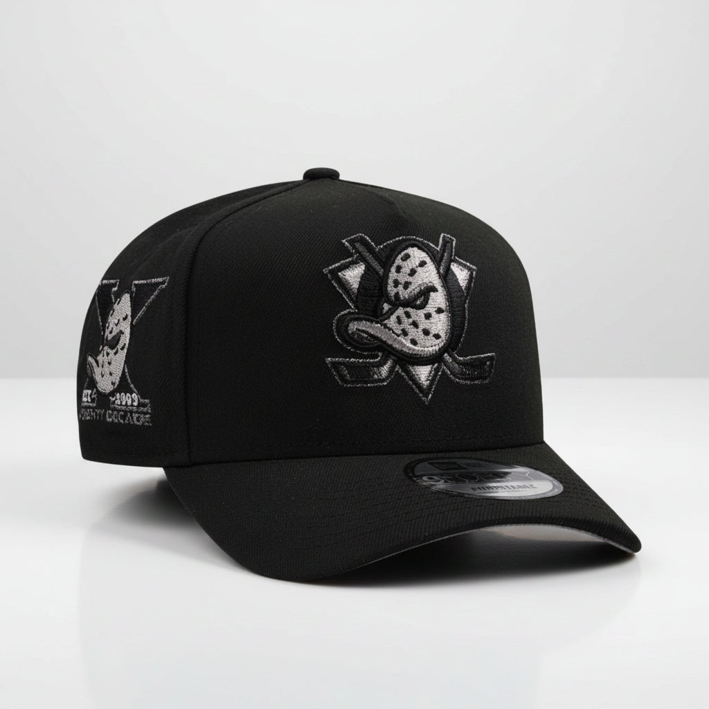 Anaheim Ducks 10th Anniversary Black Prime Edition 9FORTY A-Frame Snapback