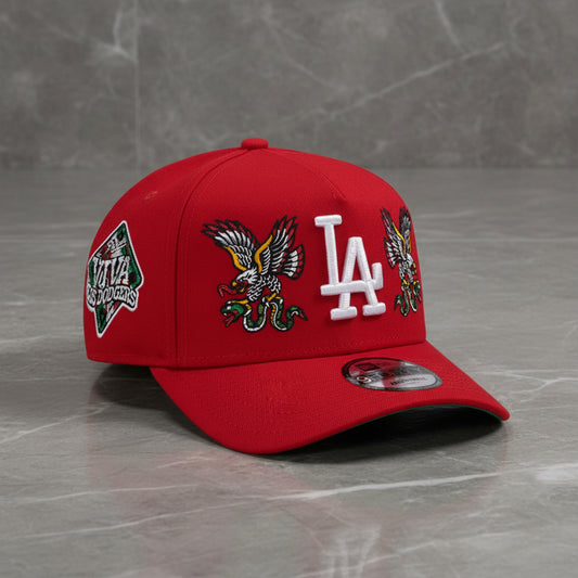 Los Angeles Dodgers Viva Eagle Scarlet Prime Edition 9FORTY A-Frame Snapback