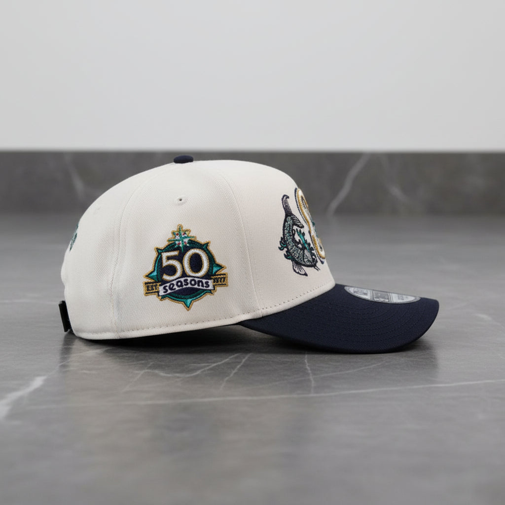 Seattle Mariners Koi Chrome Two Tone Edition 9FORTY A-Frame Snapback