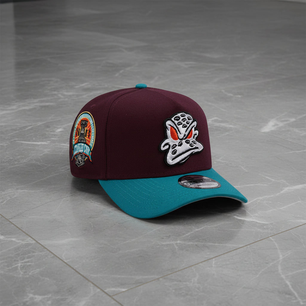 Anaheim Ducks Maroon Two Tone Edition 9FORTY A-Frame Snapback