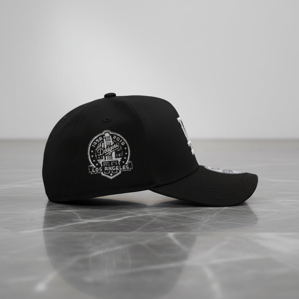 Los Angeles Dodgers Upside Down Black Prime Edition 9FORTY A-Frame Snapback