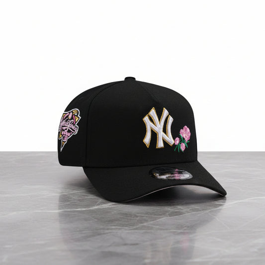 New York Yankees Black Prime Edition 9FORTY A-Frame Snapback