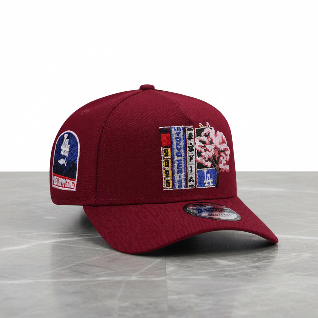 Los Angeles Dodgers Tokyo Series Red Prime Edition 9FORTY A-Frame Snapback