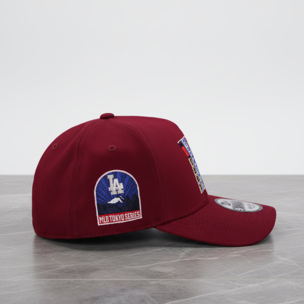Los Angeles Dodgers Tokyo Series Red Prime Edition 9FORTY A-Frame Snapback