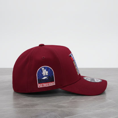 Los Angeles Dodgers Tokyo Series Red Prime Edition 9FORTY A-Frame Snapback