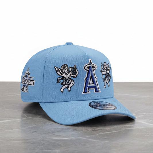 Anaheim Angels Cupids Sky Blue Prime Edition 9FORTY A-Frame Snapback