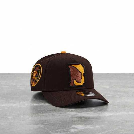 Boston Bruins Burnt Wood Prime Edition 9FORTY A-Frame Snapback