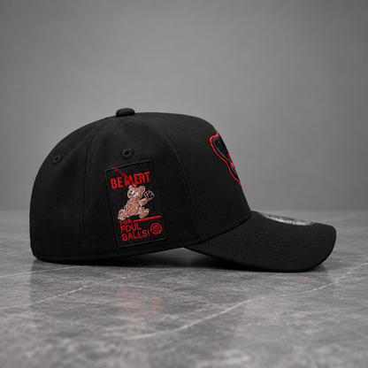 Chicago Cubs Be Alert Metallic Black Prime Edition 9FORTY A-Frame Snapback