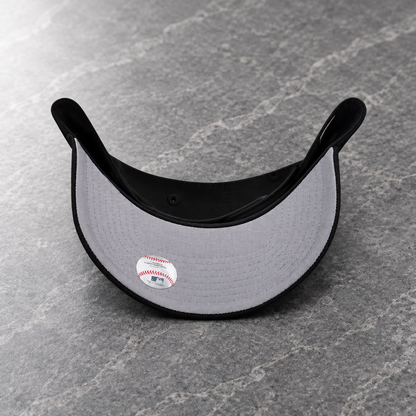 Chicago Cubs Be Alert Metallic Black Prime Edition 9FORTY A-Frame Snapback