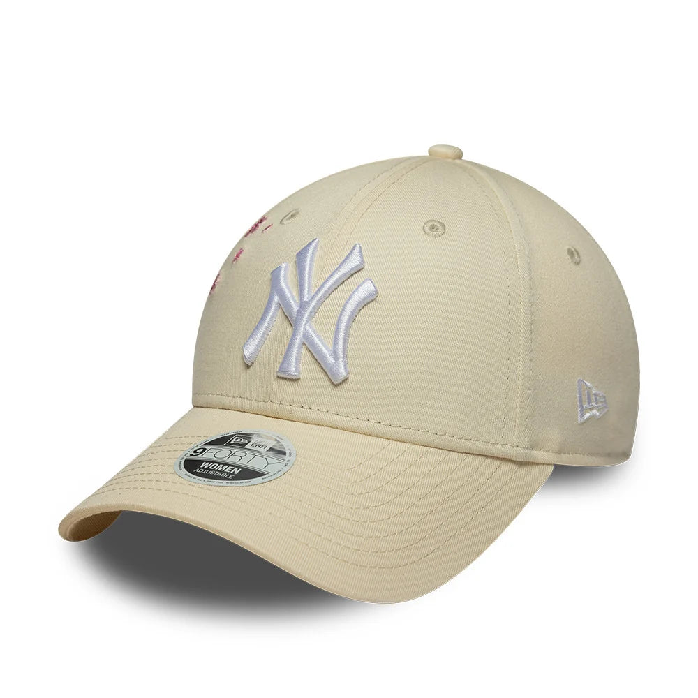 New York Yankees Floral Icon 9FORTY Strapback Women