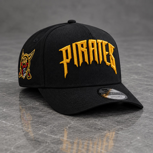 Pittsburgh Pirates Black Prime Edition 9FORTY A-Frame Snapback
