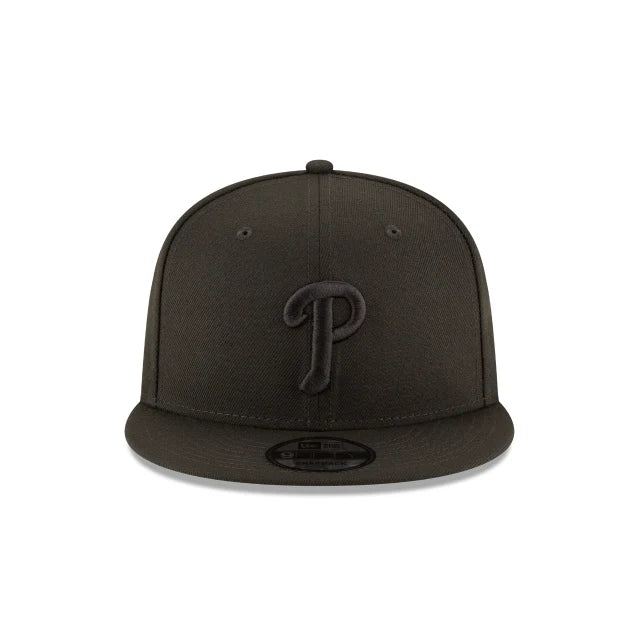 Philadelphia Phillies Black on Black 9FIFTY Snapback